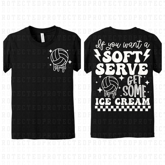 GET SOME ICE CREAM (SINGLE COLOR/POCKET+BACK) - DTF TRANSFER