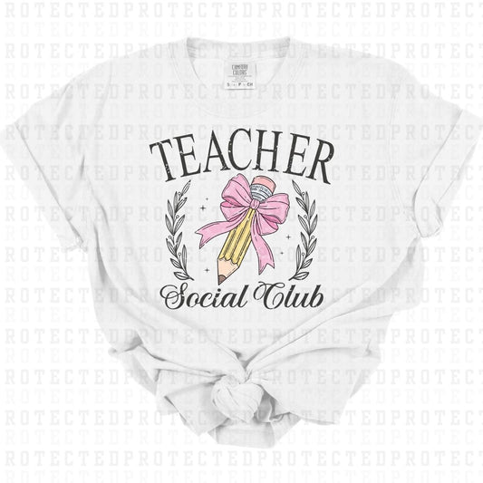 COQUETTE TEACHER SOCIAL CLUB *GRUNGE* - DTF TRANSFER