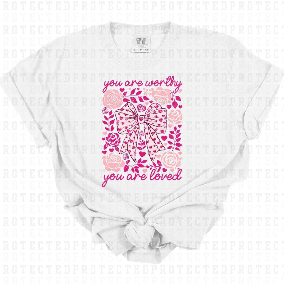 COQUETTE YOU ARE *FAUX SEQUIN* - DTF TRANSFER