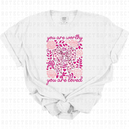 COQUETTE YOU ARE *FAUX SEQUIN* - DTF TRANSFER