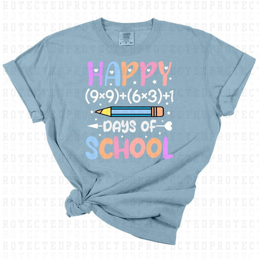 HAPPY DAYS OF SCHOOL - DTF TRANSFER