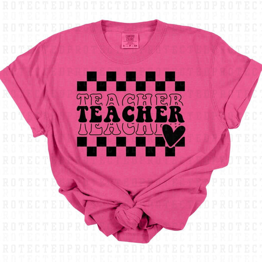 TEACHER *BLACK - SINGLE COLOR* - DTF TRANSFER