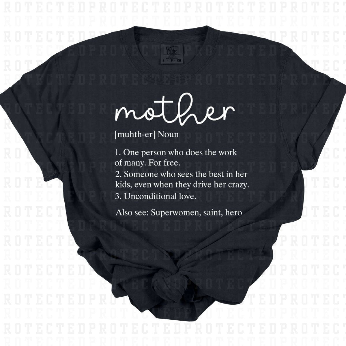 MOTHER *WHITE - SINGLE COLOR* - DTF TRANSFER