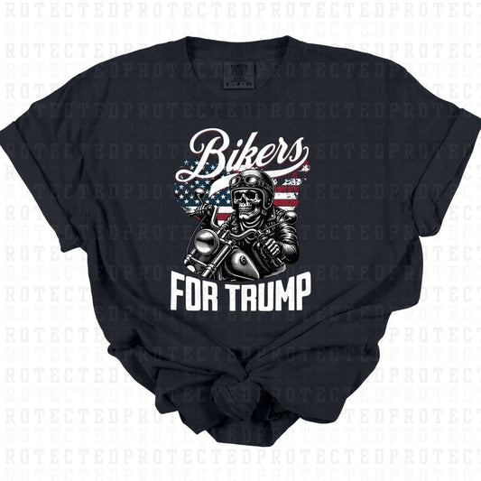 BIKERS FOR TRUMP - DTF TRANSFER