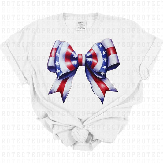 COQUETTE PATRIOTIC BOW - DTF TRANSFER