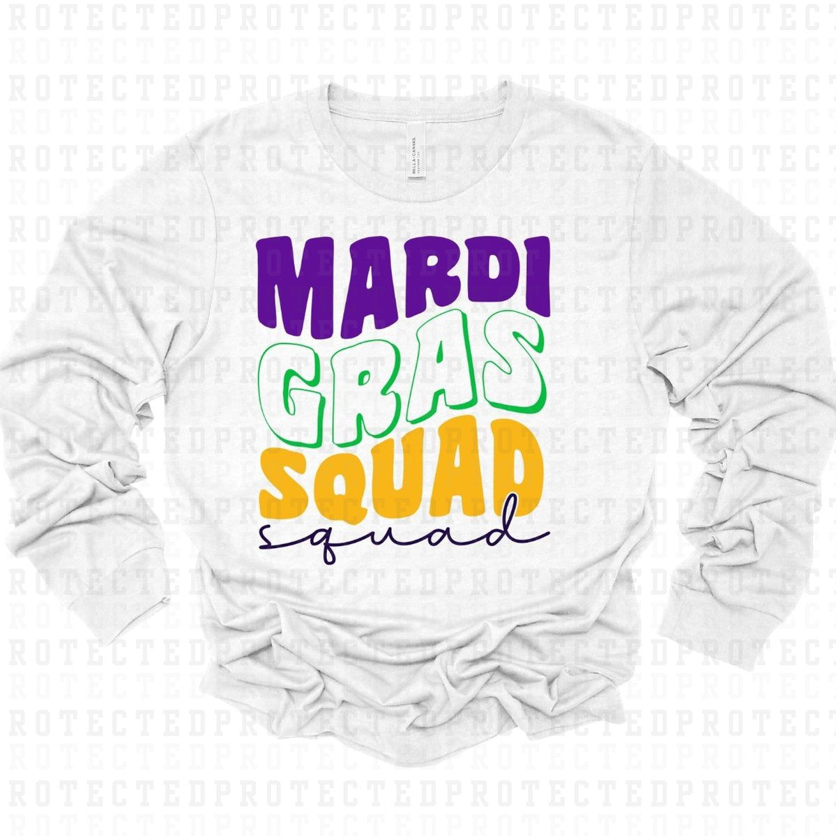 MARDI GRAS SQUAD - DTF TRANSFER