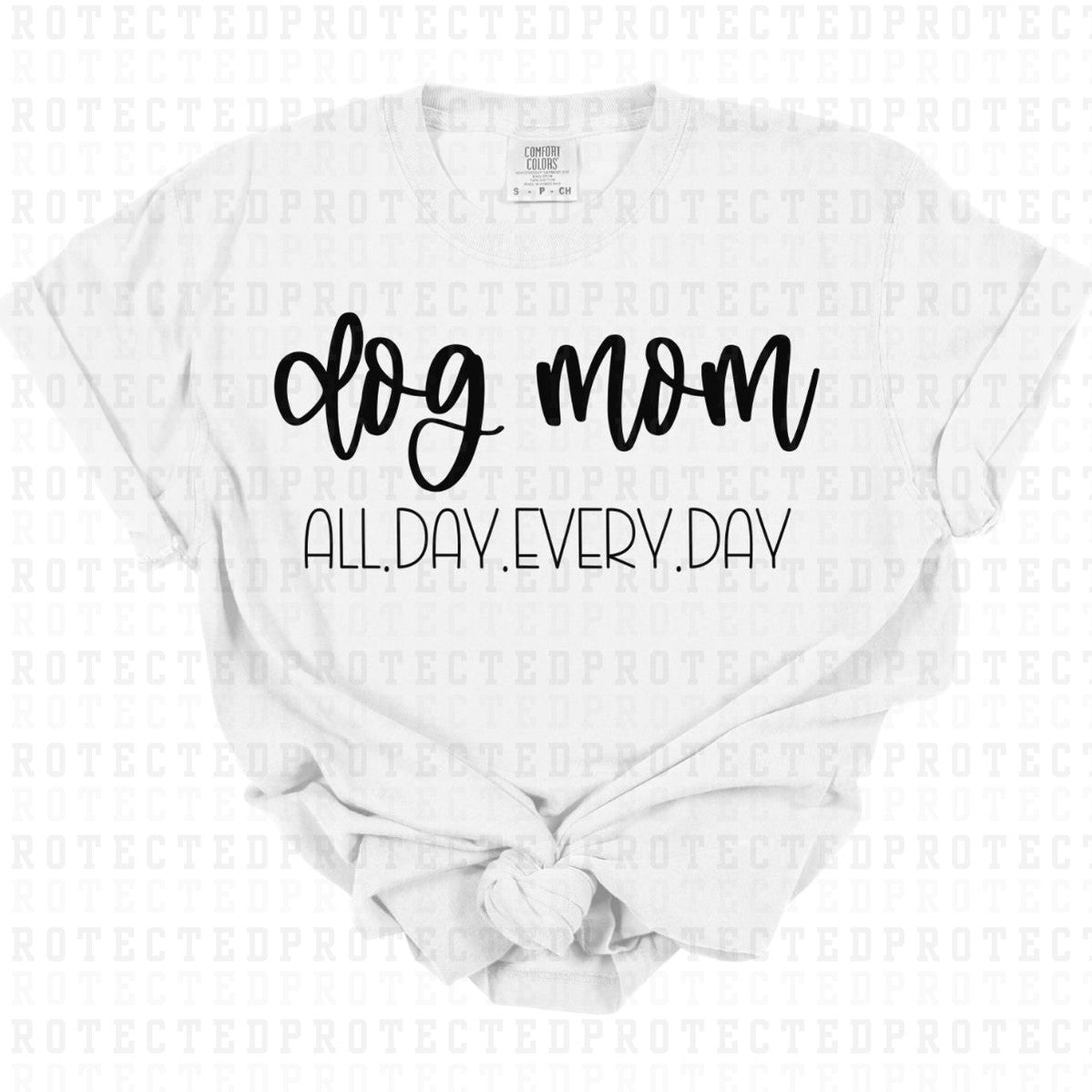 DOG MOM *SINGLE COLOR* - DTF TRANSFER