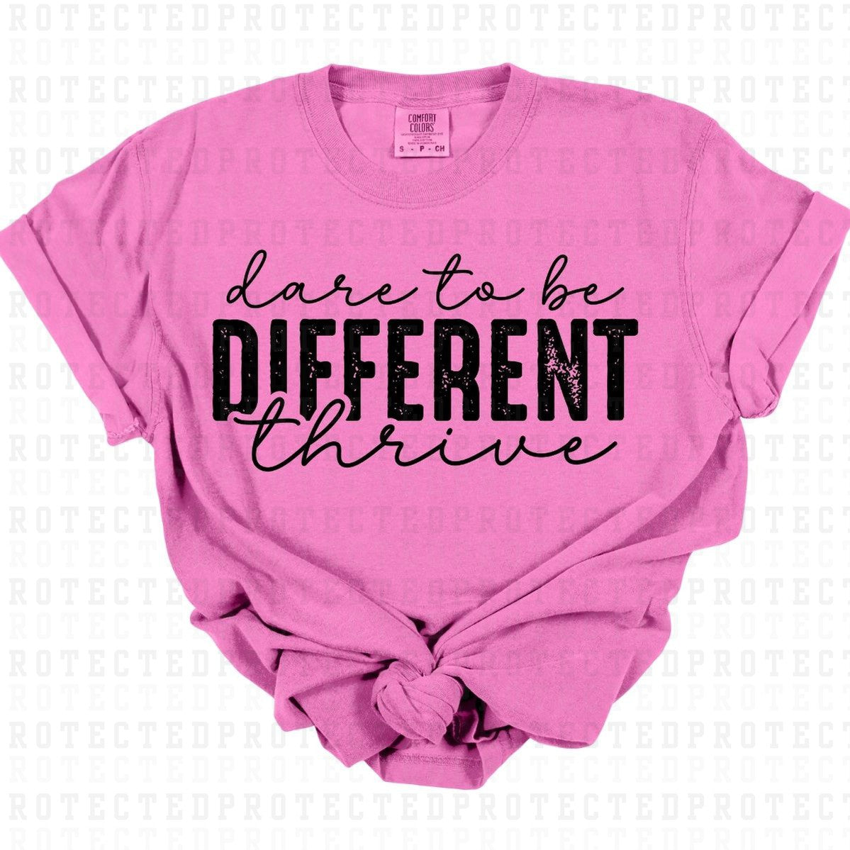 DARE TO BE DIFFERENT *SINGLE COLOR* - DTF TRANSFER