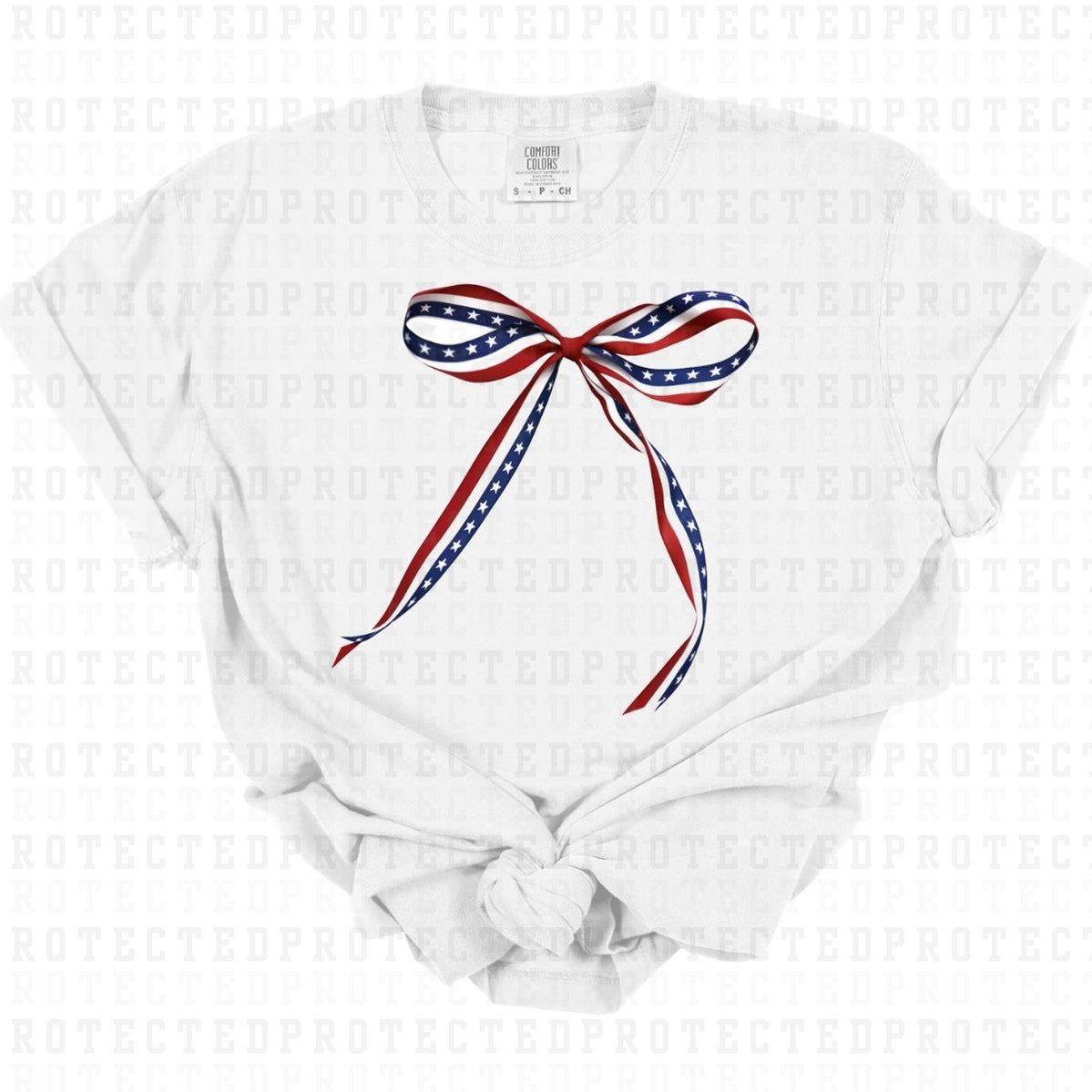 COQUETTE PATRIOTIC BOW - DTF TRANSFER