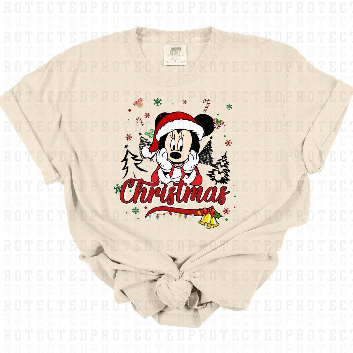 MAGICAL FEMALE MOUSE CHRISTMAS - DTF TRANSFER