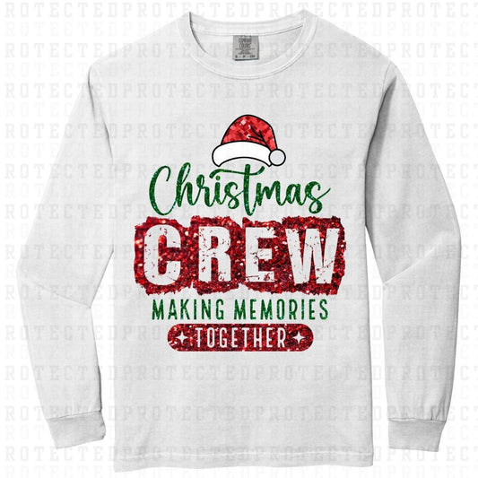 CHRISTMAS CREW *FAUX SEQUIN* - DTF TRANSFER