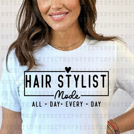 HAIRSTYLIST MODE *SINGLE COLOR* - DTF TRANSFER