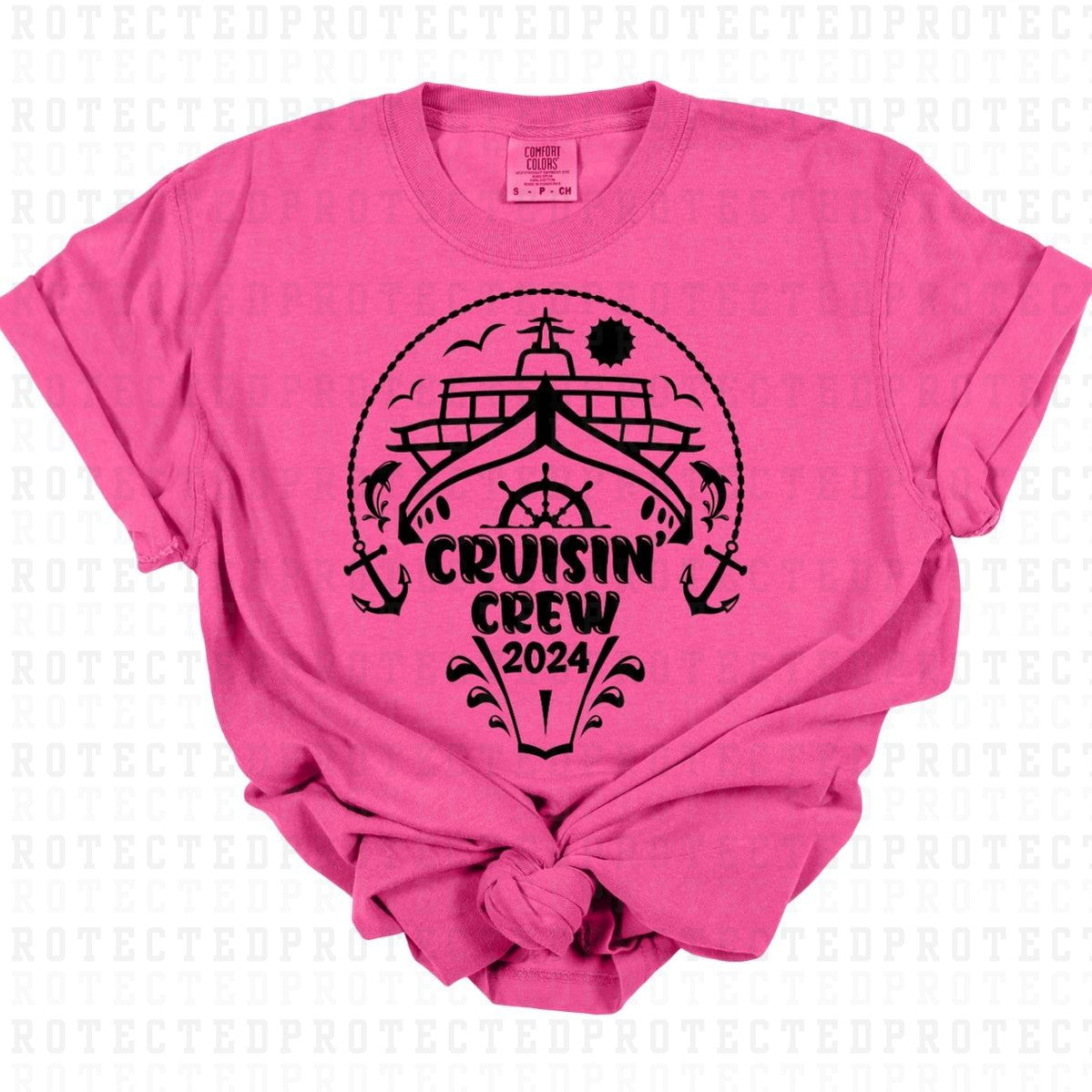 CRUISIN CREW 2024 *SINGLE COLOR* - DTF TRANSFER