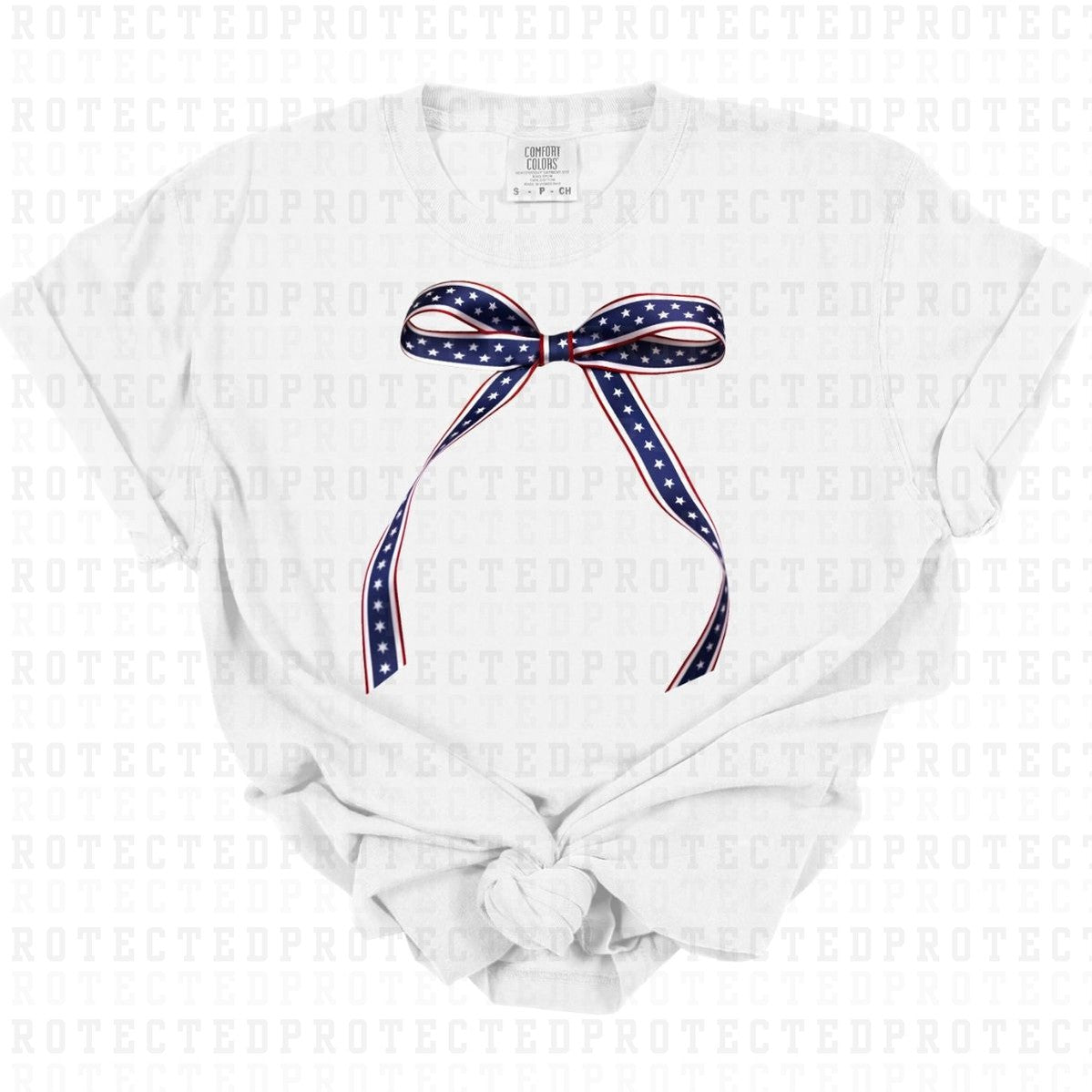 COQUETTE PATRIOTIC BOW - DTF TRANSFER