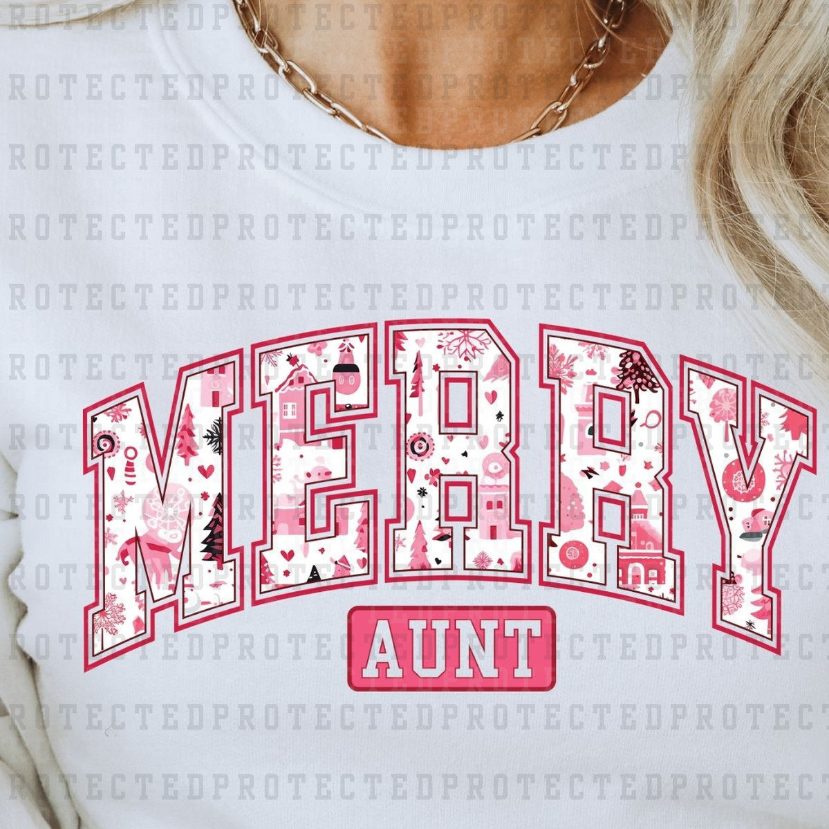 MERRY AUNT - DTF TRANSFER