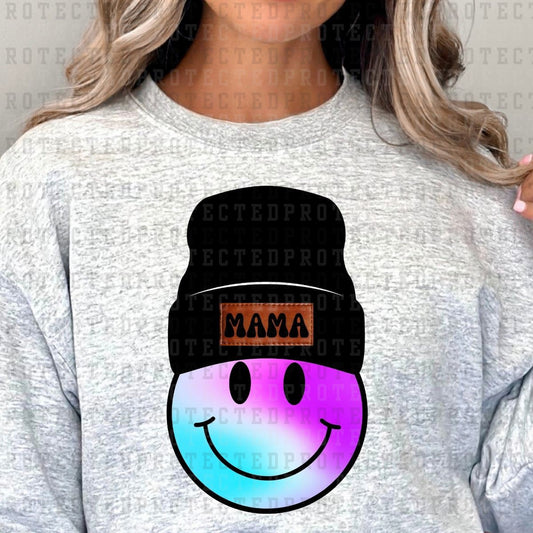 MAMA SMILEY BEANIE - DTF TRANSFER