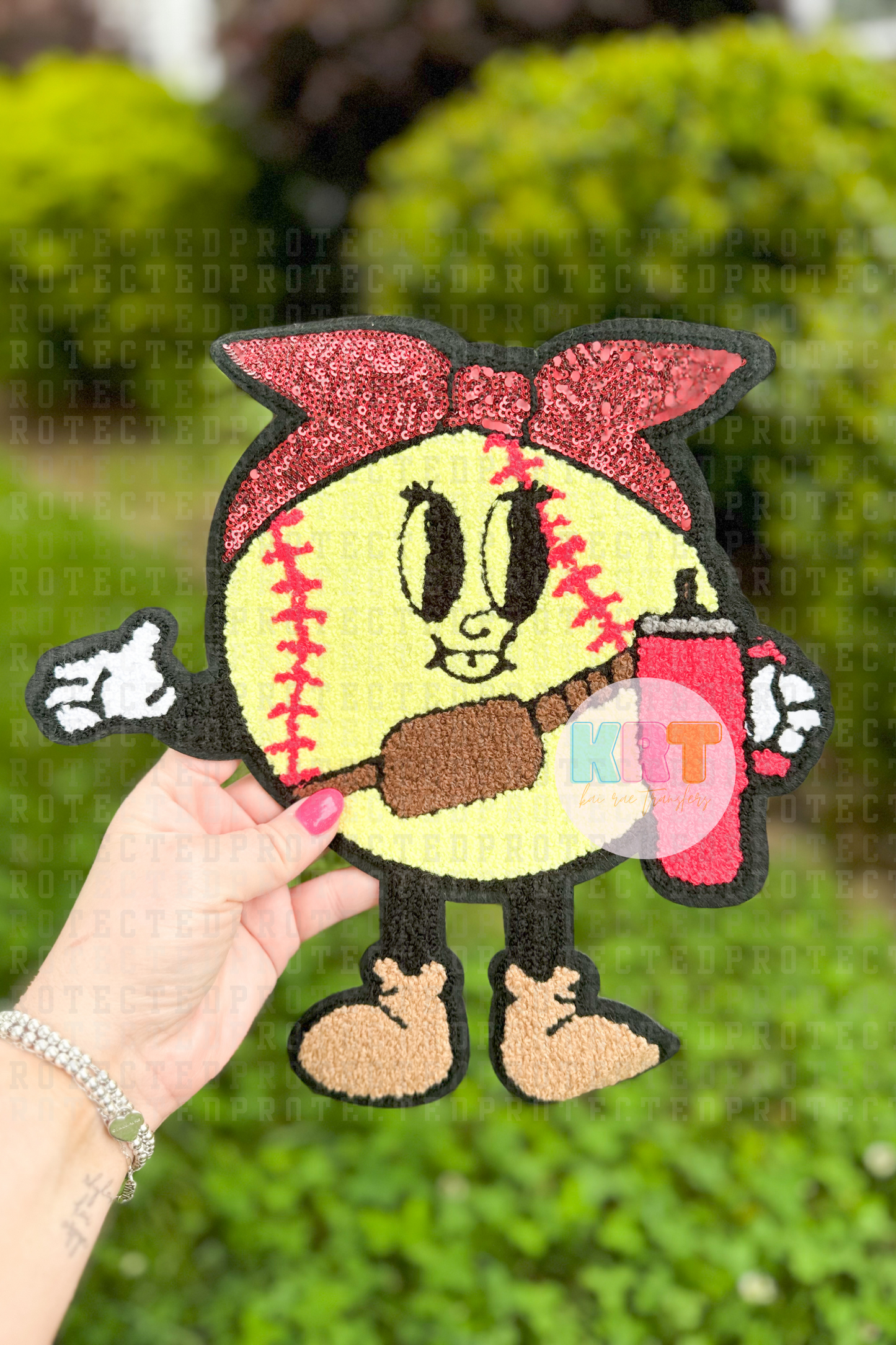 SOFTBALL BOUJEE GIRL - CHENILLE PATCH