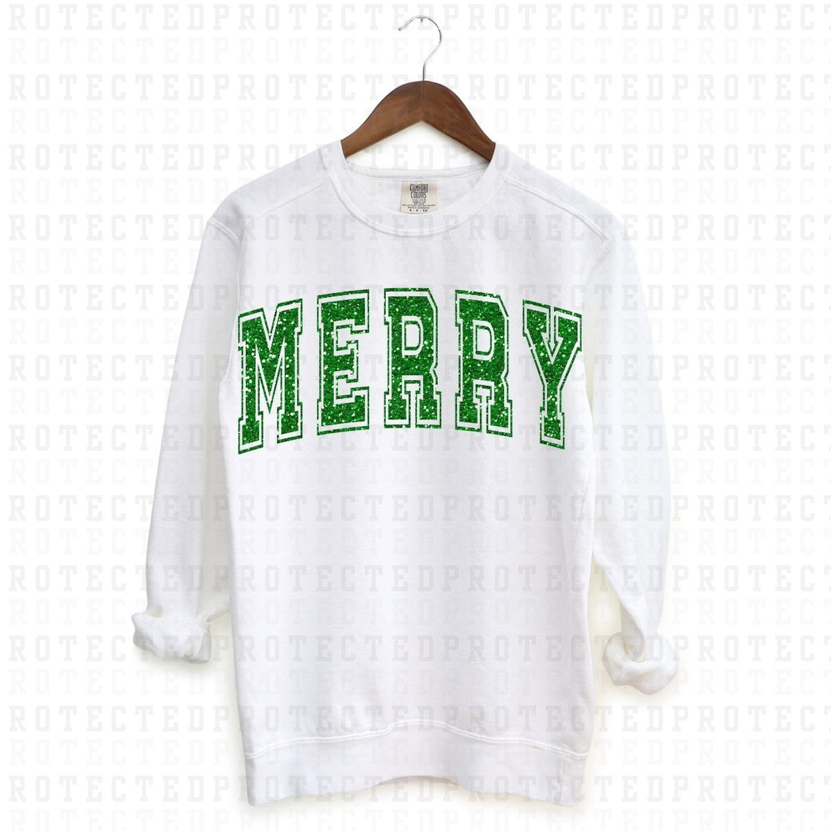 MERRY *FAUX SEQUIN* - DTF TRANSFER