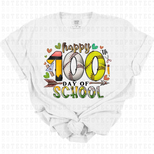 HAPPY 100TH DAY OF SCHOOL - DTF TRANSFER