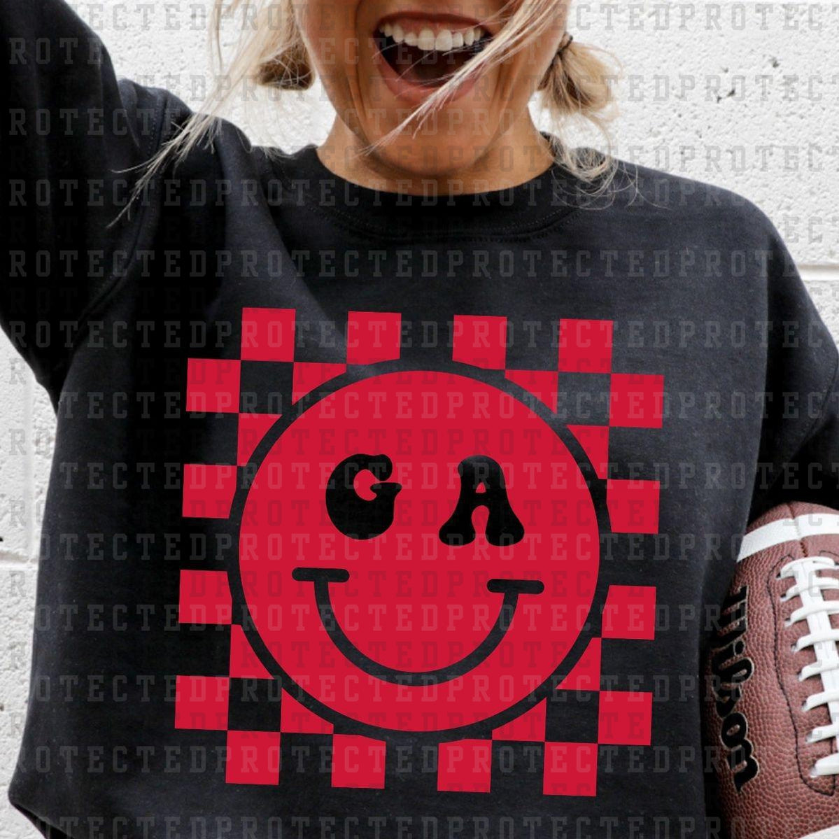 GEORGIA FOOTBALL *SINGLE COLOR* - DTF TRANSFER