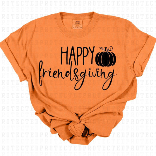 HAPPY FRIENDSGIVING *SINGLE COLOR* - DTF TRANSFER