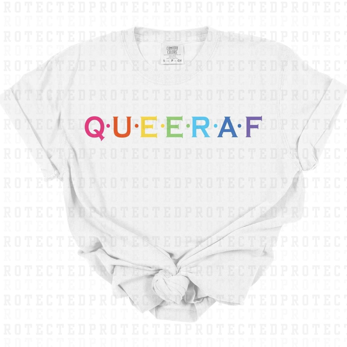 QUEER AF - DTF TRANSFER