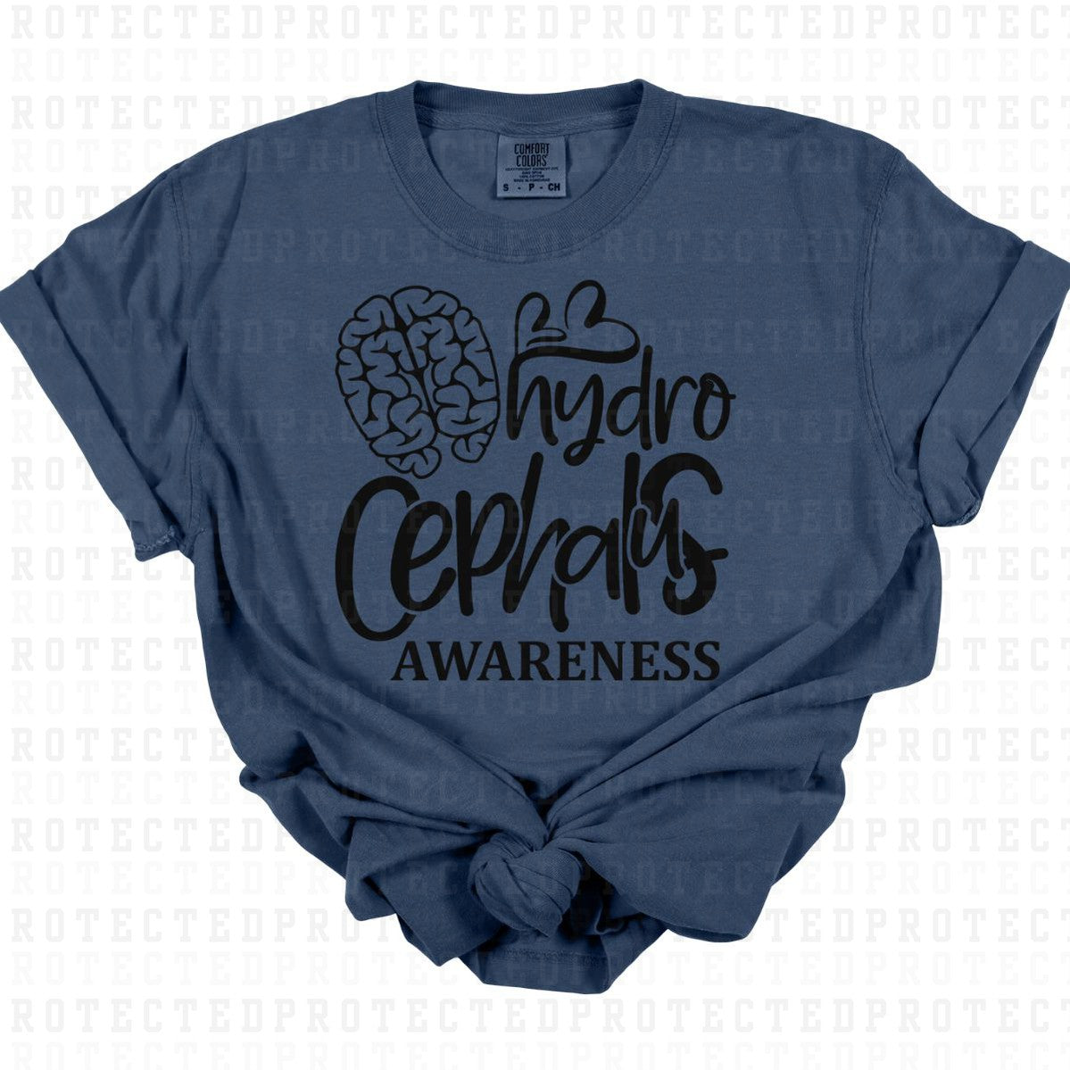 HYDROCEPHALUS AWARENESS *SINGLE COLOR* - DTF TRANSFER