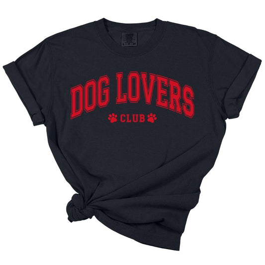 DOG LOVERS CLUB *RED - SINGLE COLOR* - DTF TRANSFER