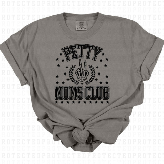 PETTY MOMS CLUB *BLACK - SINGLE COLOR* - DTF TRANSFER