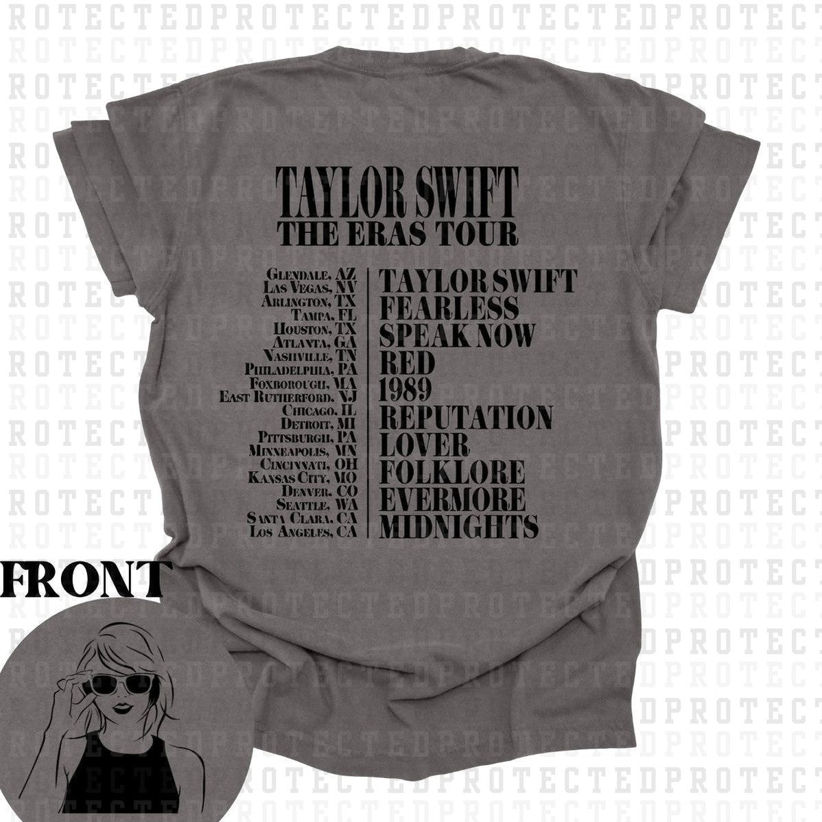 THE ERAS TOUR *TSWIFT* (POCKET/BACK) - DTF TRANSFER