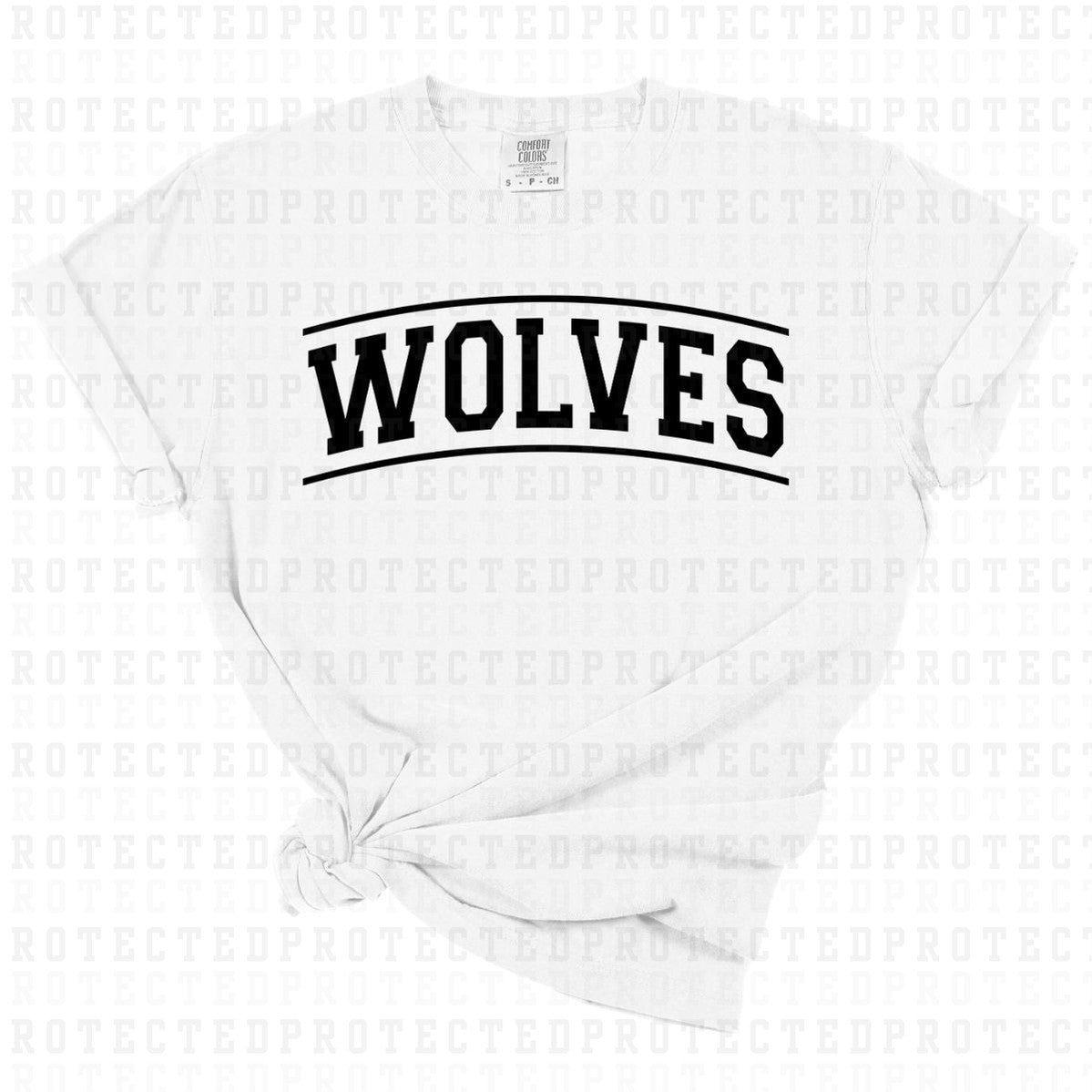 WOLVES *SINGLE COLOR* - DTF TRANSFER