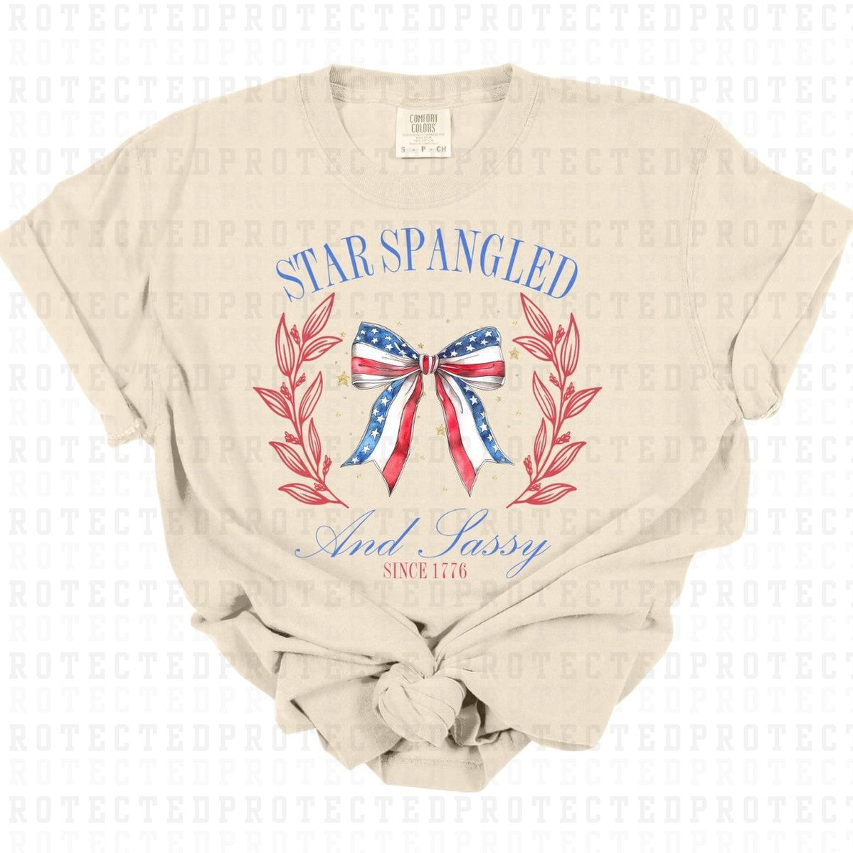 COQUETTE STAR SPANGLED & SASSY - DTF TRANSFER