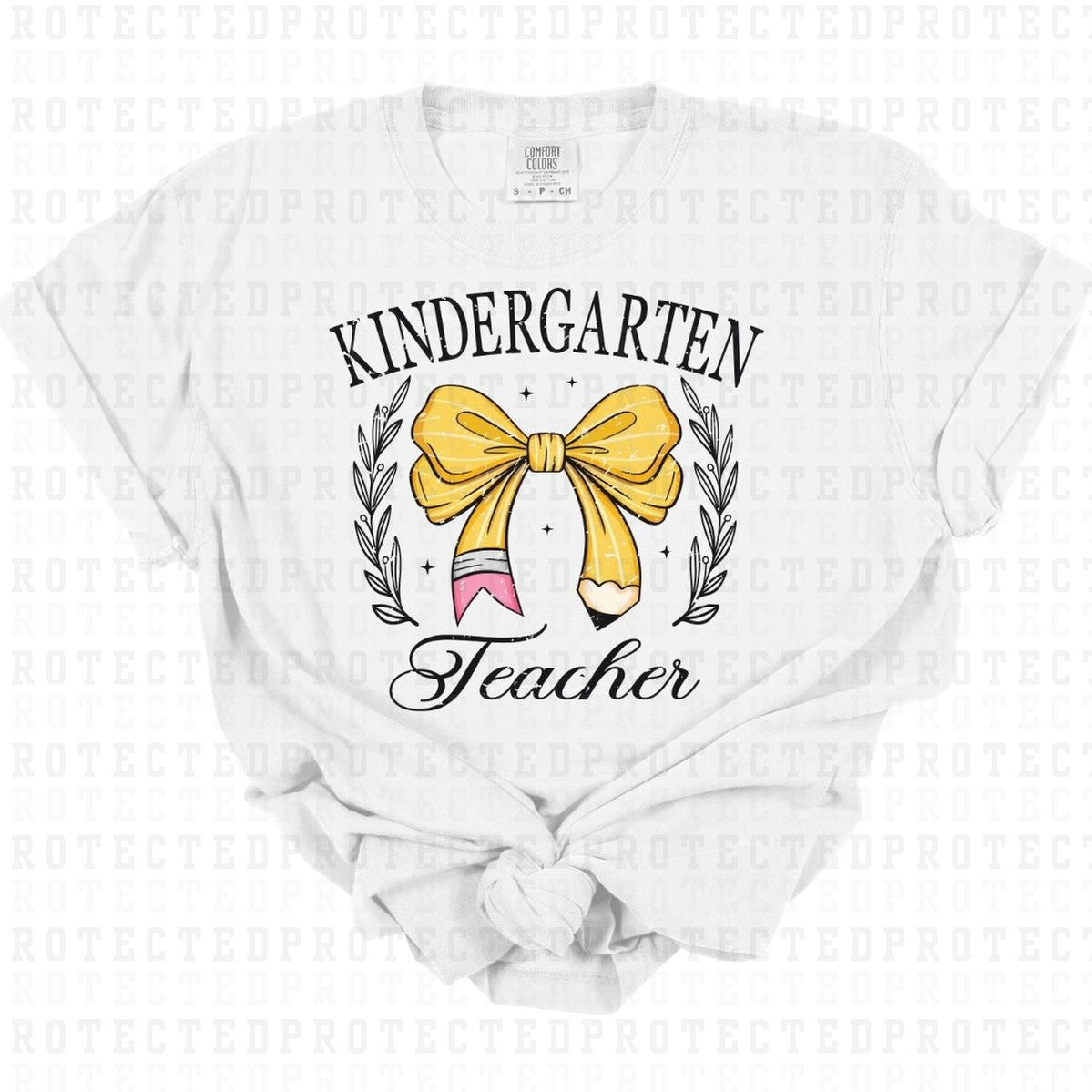 COQUETTE KINDERGARTEN TEACHER *GRUNGE* - DTF TRANSFER