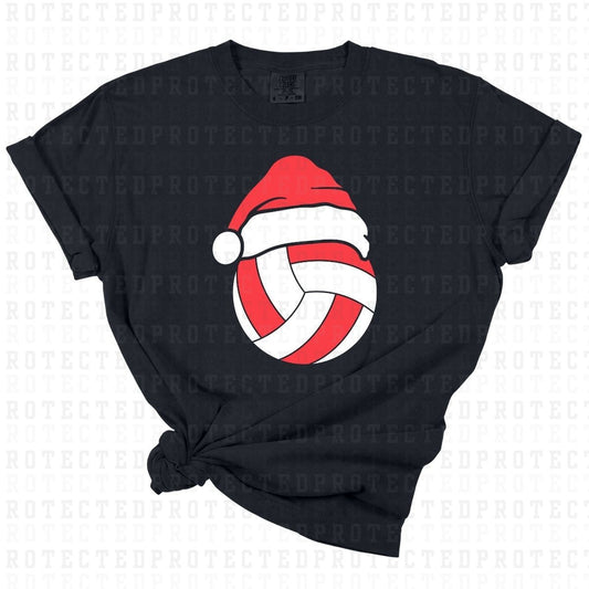 VOLLEYBALL *W/ SANTA HAT* - DTF TRANSFER