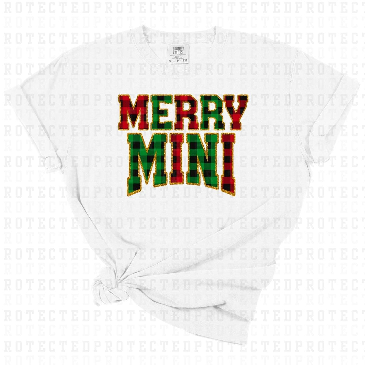 MERRY MINI *FAUX SEQUIN* - DTF TRANSFER