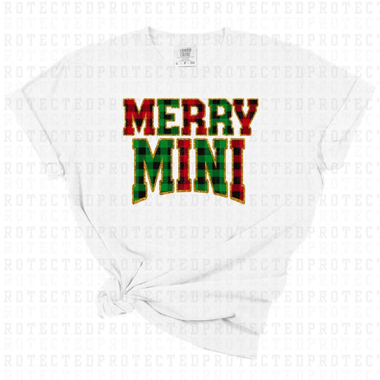 MERRY MINI *FAUX SEQUIN* - DTF TRANSFER