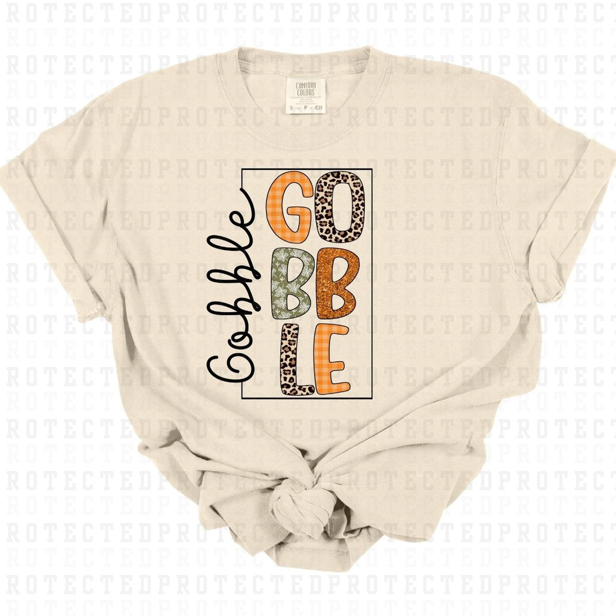 GOBBLE GOBBLE *FAUX SEQUIN* - DTF TRANSFER