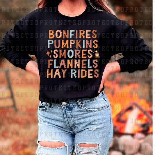 BONFIRES PUMPKINS SMORES - DTF TRANSFER