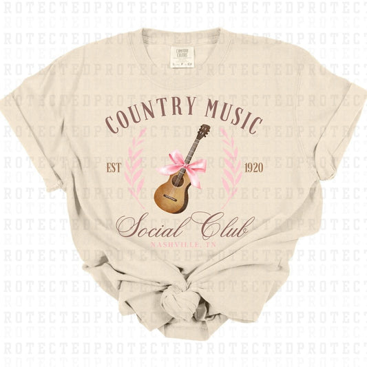 COQUETTE COUNTRY MUSIC SOCIAL CLUB - DTF TRANSFER