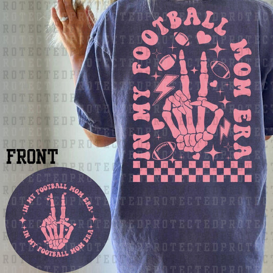 FOOTBALL MOM ERA (SINGLE COLOR/POCKET/BACK) - DTF TRANSFER