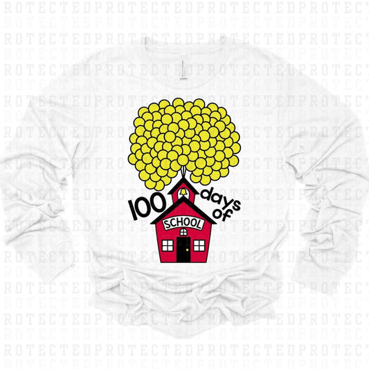 100 DAYS OF SCHOOL *YELLOW BALLOONS* - DTF TRANSFER