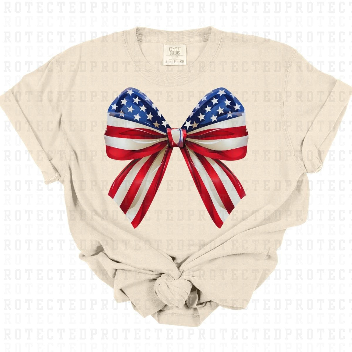 COQUETTE PATRIOTIC BOW - DTF TRANSFER