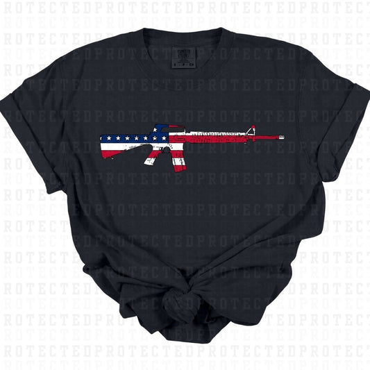 PATRIOTIC GUN - DTF TRANSFER