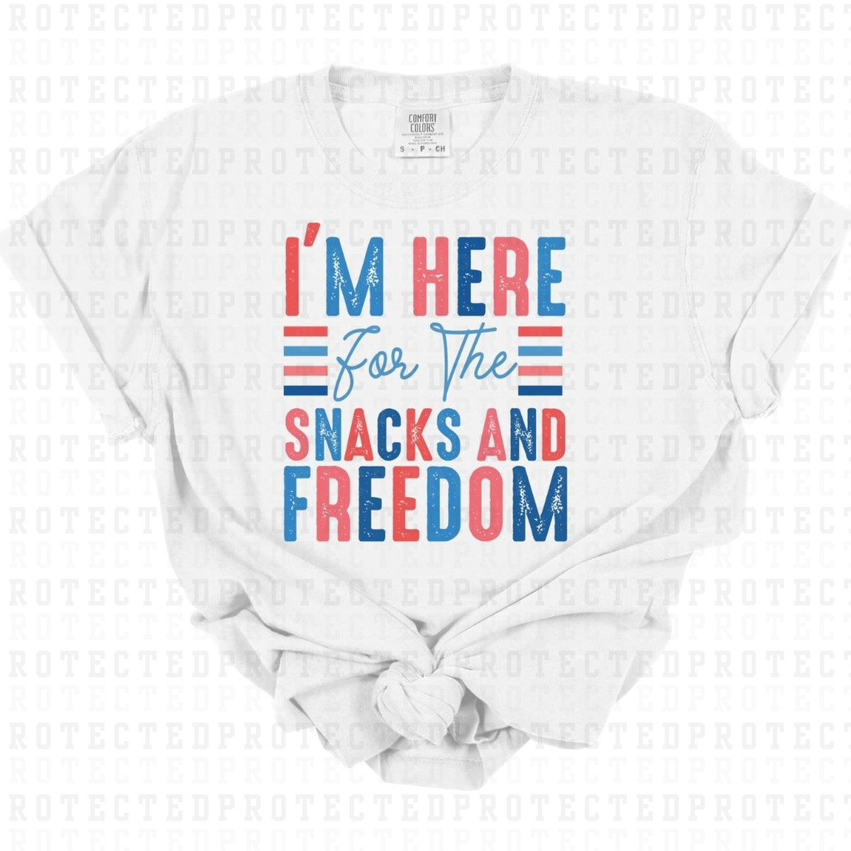 SNACKS & FREEDOM - DTF TRANSFER