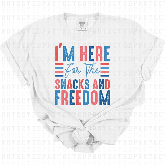 SNACKS & FREEDOM - DTF TRANSFER