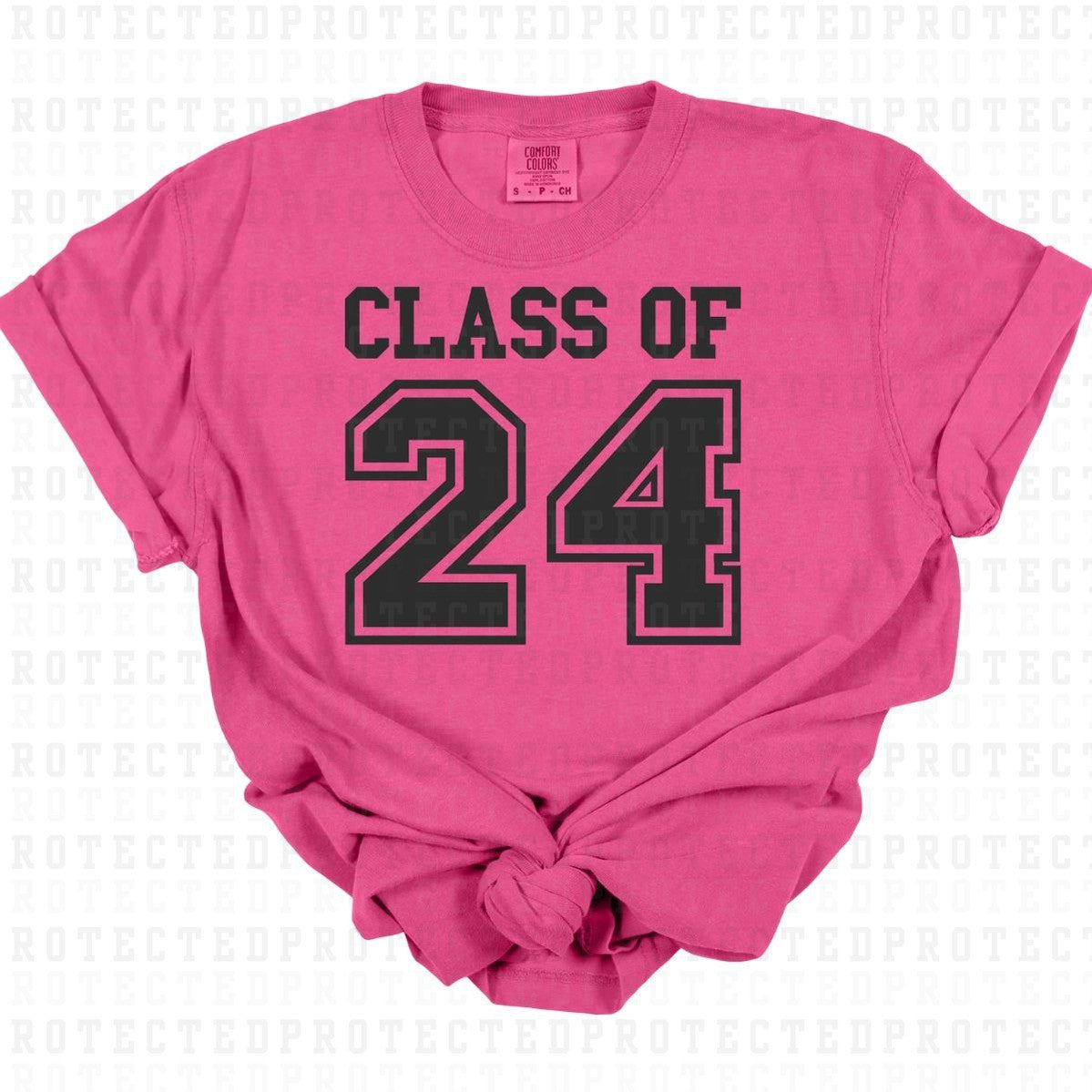 CLASS OF 24 *SINGLE COLOR* - DTF TRANSFER