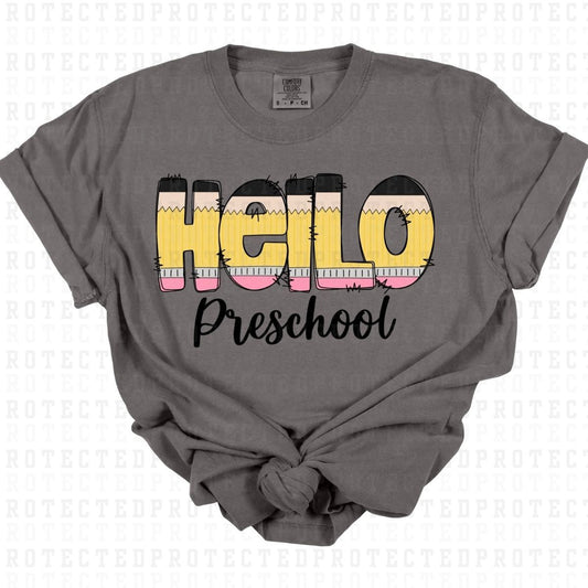 HELLO PRESCHOOL - DTF TRANSFER