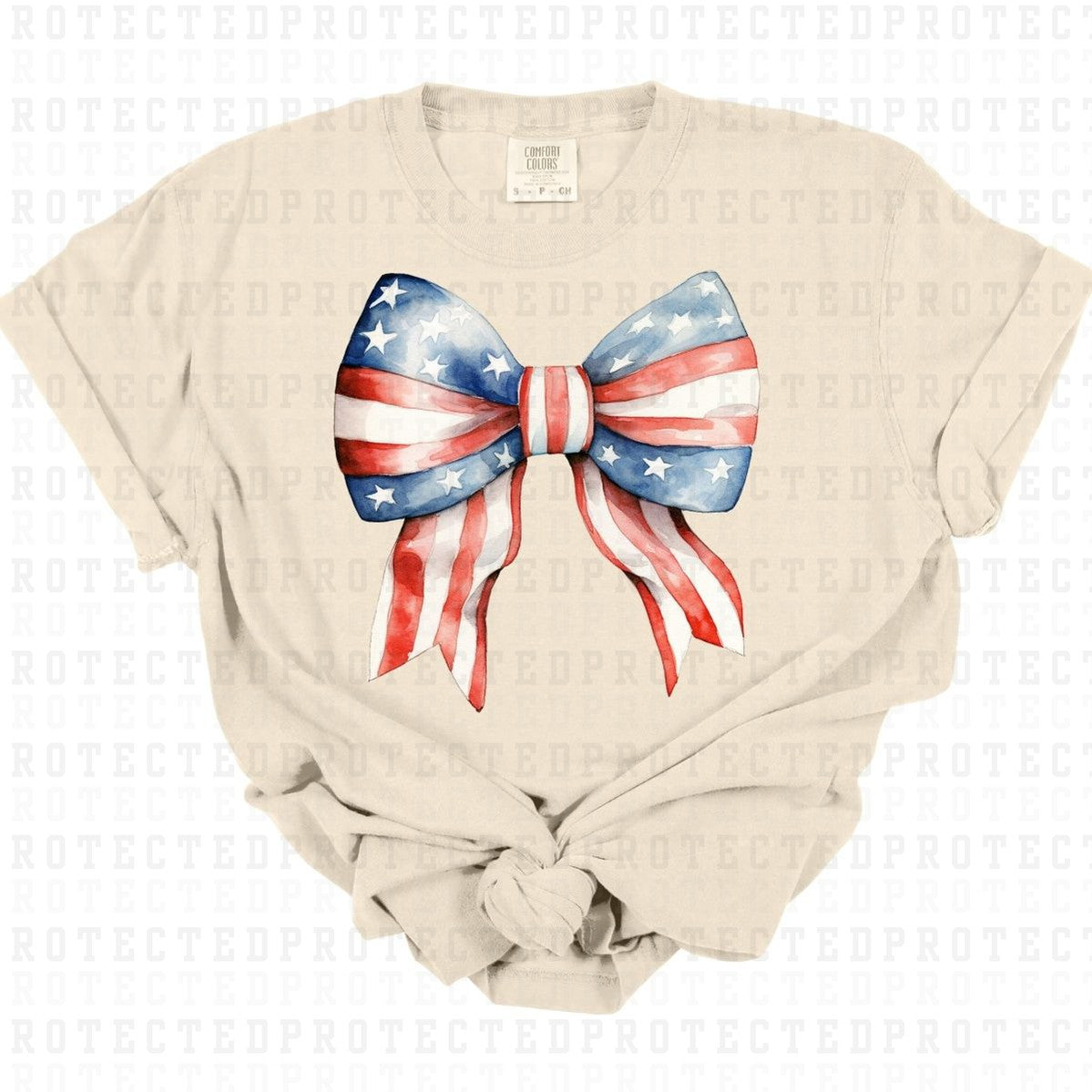 COQUETTE PATRIOTIC BOW - DTF TRANSFER