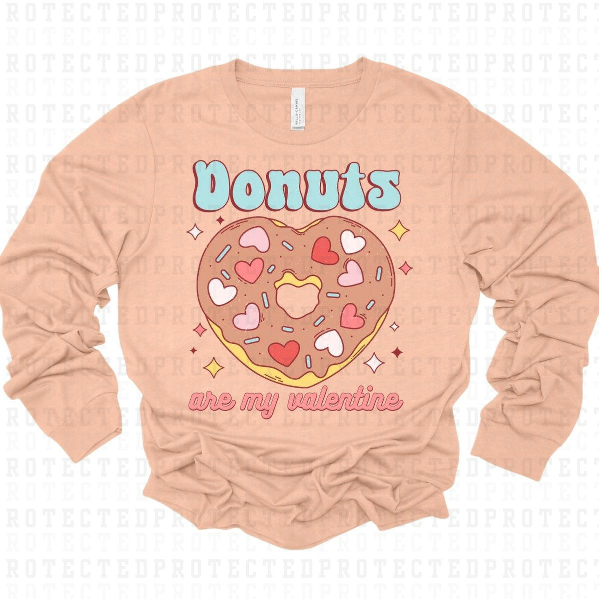 DONUTS ARE MY VALENTINE - DTF TRANSFER