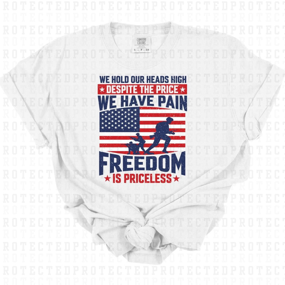 FREEDOM IS PRICELESS - DTF TRANSFER